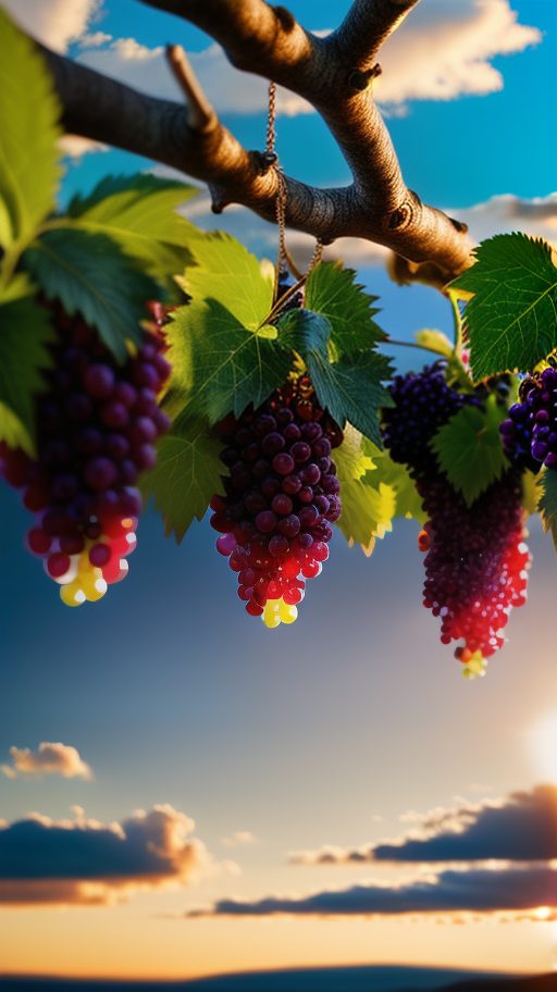 hanging grapes