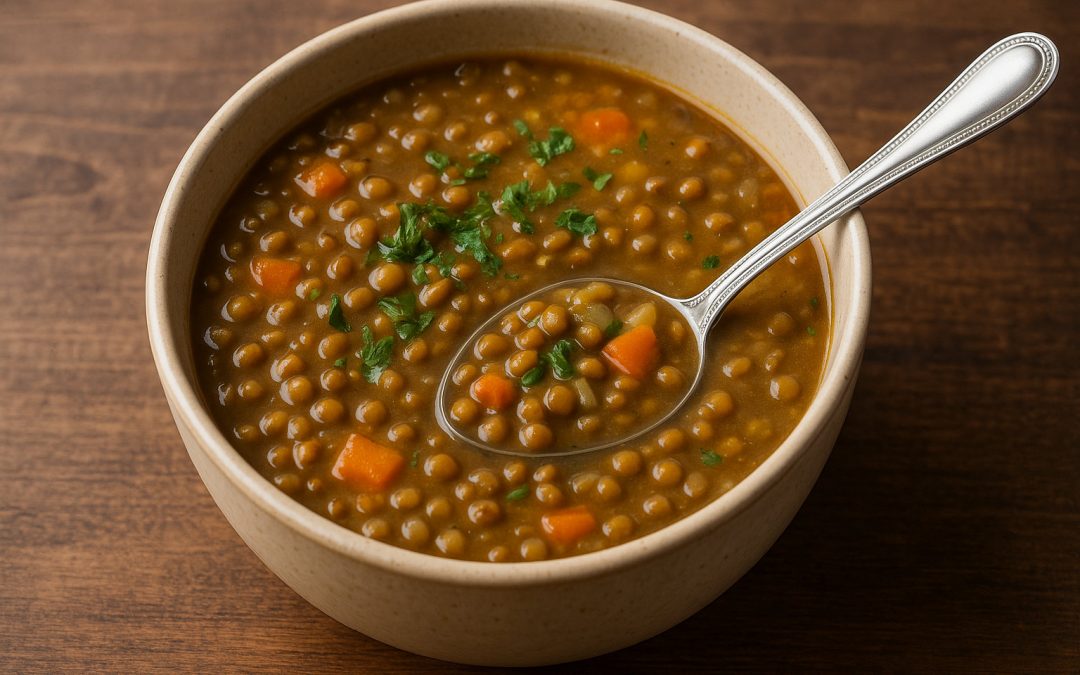 Green Lentil Soup (Fakes Soupa) Recipe