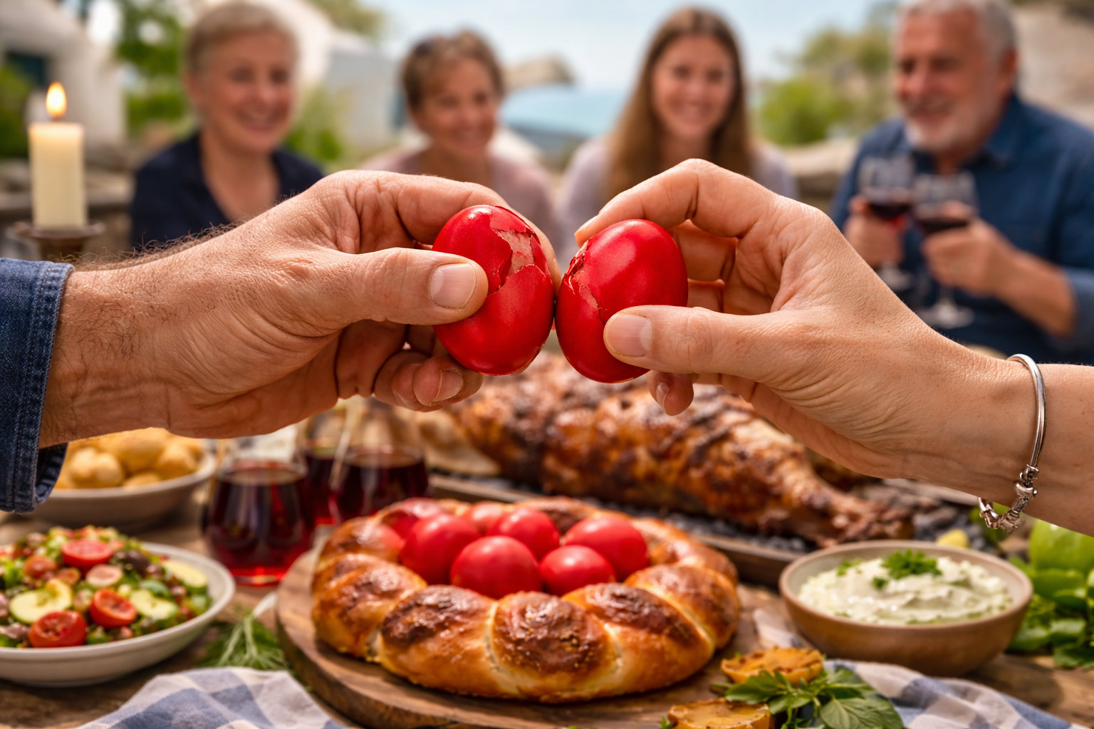 Greek Easter Red Eggs Recipe