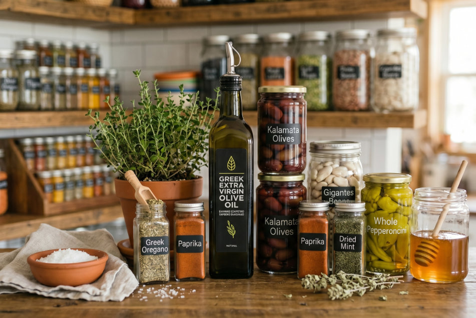 Essential Greek Pantry Staples